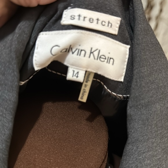 Calvin Klein Gray Blazer Structured Suit Jacket - Picture 5 of 5